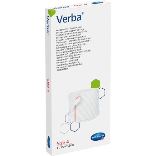 VERBA DAUERELASTISCHER VERBAND GR4 ROT - PZN 01981721