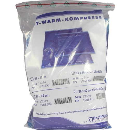Kalt-/Warm Kompresse 21x38cm mit Vlieshülle - PZN 01988404