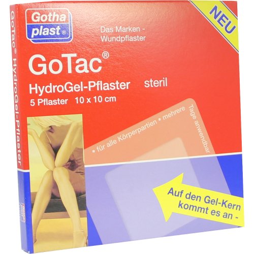 GoTac L Hydrogelpflaster 10cmx10cm steril - PZN 01990068