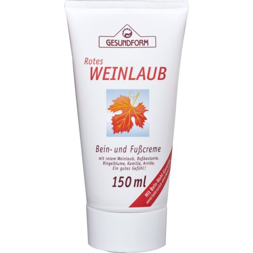 Gesundform Rotes Weinlaub Bein-und Fußcreme - PZN 02003971