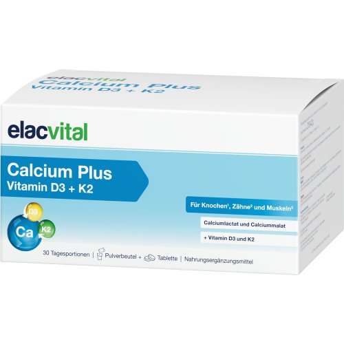 elacvital Calcium Plus Vitamin D3 + K2 - PZN 20056451