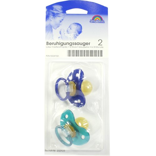 Sauger- Beruhig.Kieferorth.Latex 6-18Mon.blau/petr - PZN 00224722