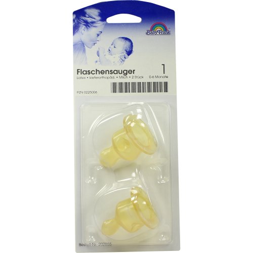 Sauger Kieferorth m Ventil Latex Milch 0-6 Mon - PZN 00225006