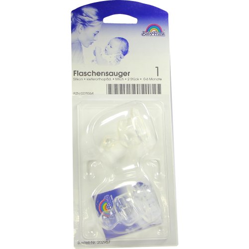 Sauger Kieferorth m Ventil Silikon Milch 0-6 Mon - PZN 00225064