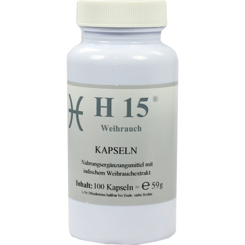 H 15 Weihrauchkapseln 350mg - PZN 02260550