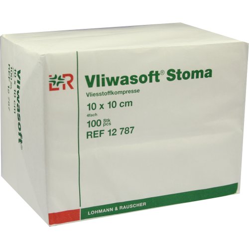 Vliwasoft Stoma - Kompresse 10x10cm 4fach - PZN 02269284