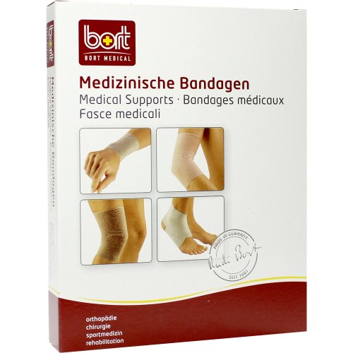 BORT Handgelenkstütze m. eingf. Daumen blau medium - PZN 00233187