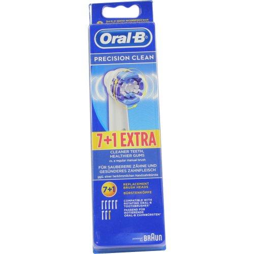 Oral-B Aufsteckbürsten Precision Clean 7er + 1 - PZN 00241531