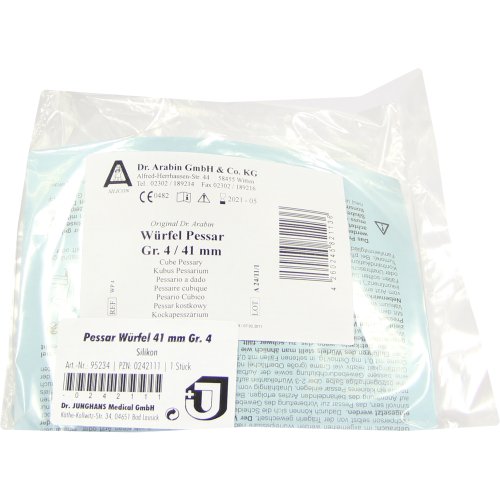 PESSAR WÜRFEL 41mm GR.4 N. DR. ARABIN SILIKON - PZN 00242111