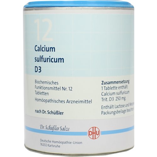 BIOCHEMIE DHU 12 CALCIUM SULFURICUM D 3 - PZN 00274849