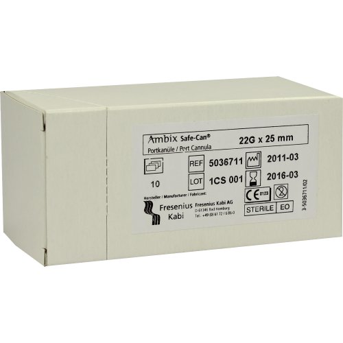 Ambix Safe-CAN Portpunktionskan. gerade 22Gx25mm - PZN 02762174