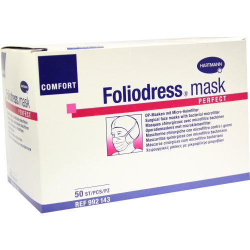 Foliodress mask Comfort Perfect grün OP-Masken - PZN 02845552
