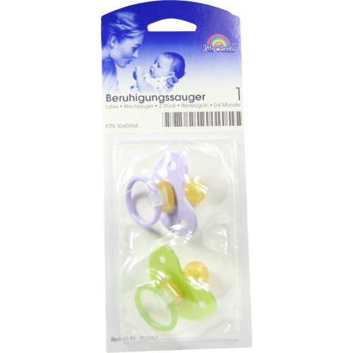 Kirschsauger Latex Gr.1 0-6 Monate flieder/grün - PZN 03045954