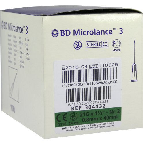 BD MICROLANCE 21G KAN 1 1/2 - PZN 03086930