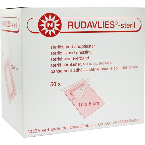 RUDAVLIES-STERIL 10CMX6CM VERBANDPFLASTER - PZN 00031443