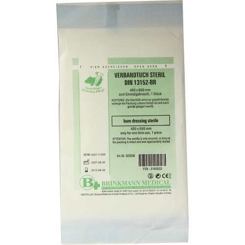 BRANDWUNDEN VERBANDT 40X60 - PZN 03160833