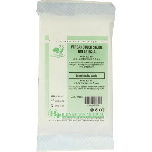 BRANDWUNDEN VERBANDT 60X80 - PZN 03160856