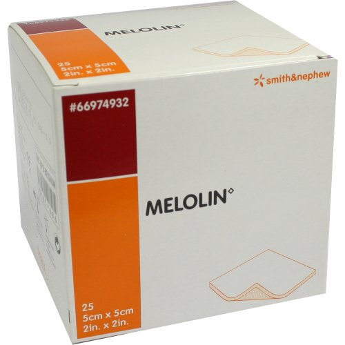 MELOLIN 5X5 WUNDAUFLAGE STERIL - PZN 03170731