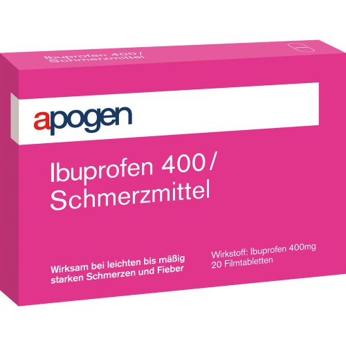 apogen Ibuprofen 400 / Schmerzmittel - PZN 03334262
