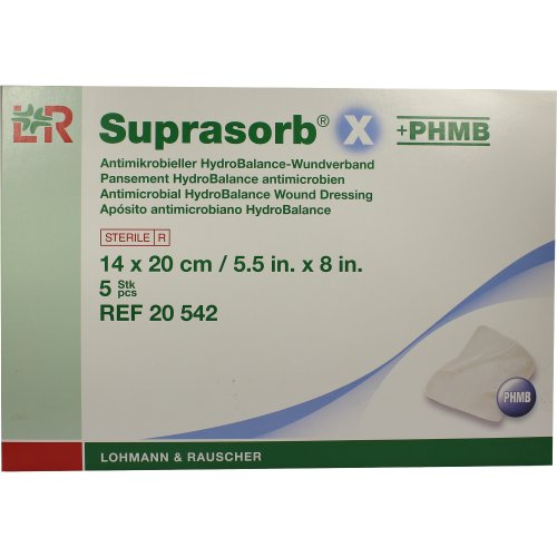 Suprasorb X + PHMB HydroBalance Wundverand 14x20cm - PZN 03490849