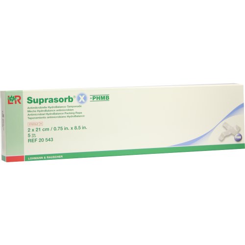 Suprasorb X + PHMB HydroBalance Tamponade 2x21cm - PZN 03501725