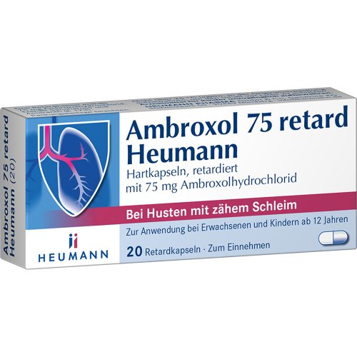 AMBROXOL 75 RETARD HEUMANN - PZN 03882147