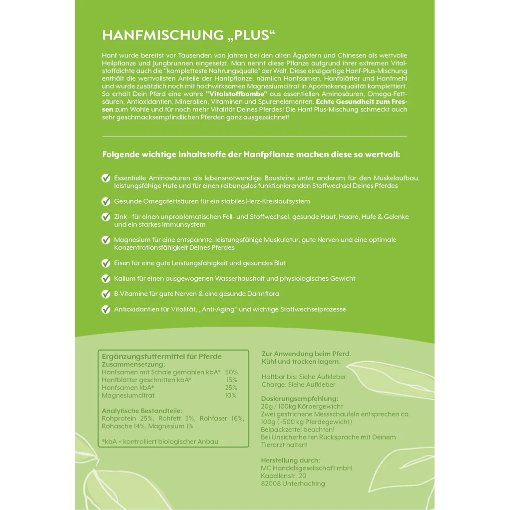 Hanfmischung Plus (Pferd) - PZN 08002375