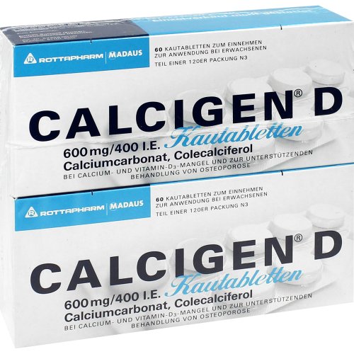 Calcigen D Kautabletten - PZN 04054599