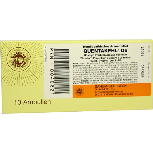 QUENTAKEHL D 6 Injektion - PZN 00040821
