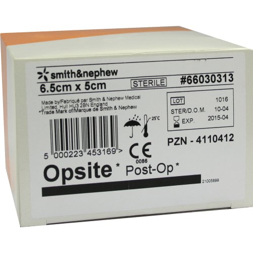 OpSite Post OP 6.5X5cm - PZN 04110412