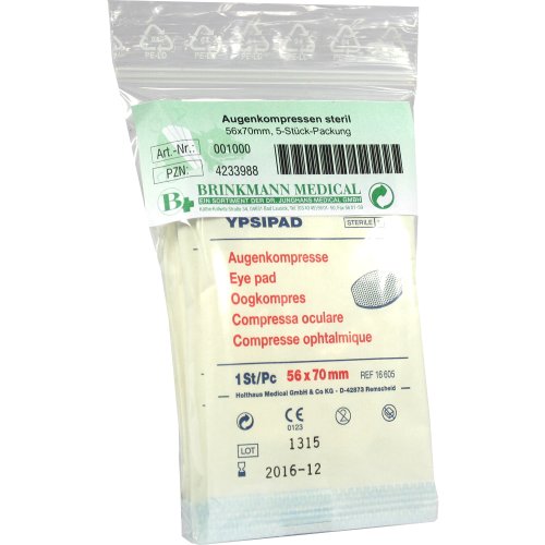 Augenkopressen 56x70mm steril - PZN 04233988