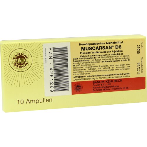 MUSCARSAN D 6 Flüssige Verdünnung zur Injektion - PZN 04261269