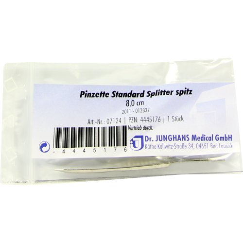 SPLITTERPINZETTE 8CM 07124 - PZN 04445176
