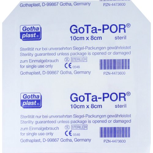 GoTa-POR Wundpflaster steril 100mmx80mm - PZN 04473600