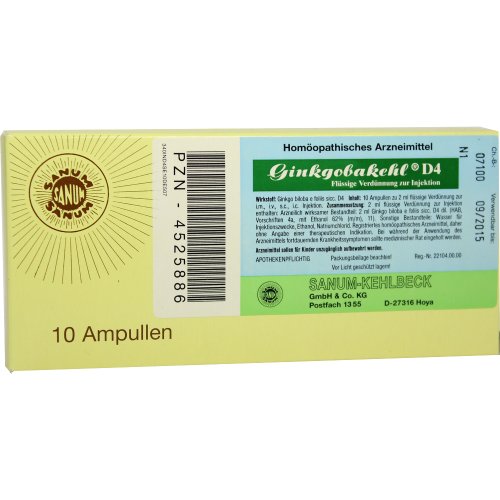 GINKGOBAKEHL D 4 - PZN 04525886