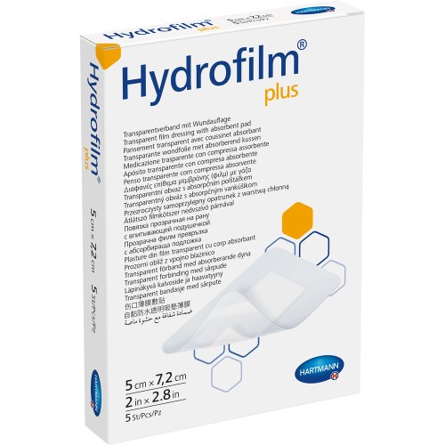 Hydrofilm Plus Transparentverband 5x7.2cm - PZN 04605705