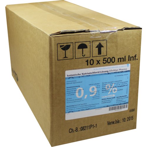 Isotonische NaCl 0.9% DELTAMEDICA Glasinf. - PZN 04671613