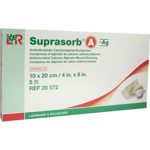 Suprasorb A+AG Antimikro Cal.-alginat Kompr.10x20 - PZN 04829534