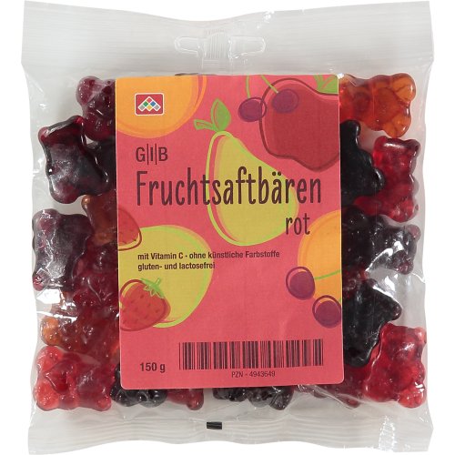 GIB Fruchtsaftbären gross rot - PZN 04943649