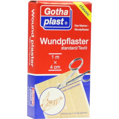 GOTHAPLAST WUNDPFLASTER STANDARD 1MX4CM GESCHNITTN - PZN 04951270