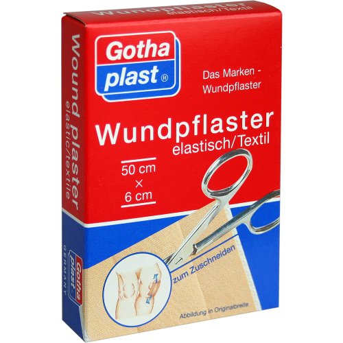 GOTHAPLAST WUNDPFLASTER ELASTISCH 50CMX6CM - PZN 04951382