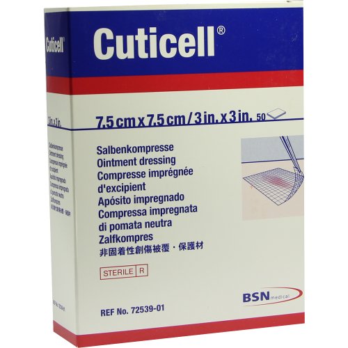 Cuticell Salbenkompresse 7.5x7.5cm - PZN 04979038