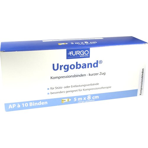 URGOBAND KURZZUGBINDE 5MX8CM OHNE CELLOPHAN - PZN 04997220
