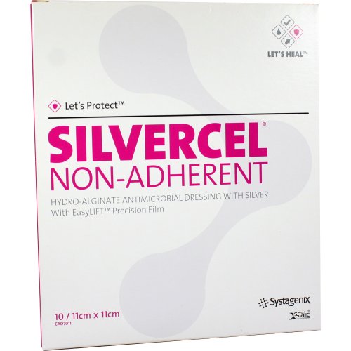 SILVERCEL Non-Adherent 11 x 11 cm - PZN 05378387