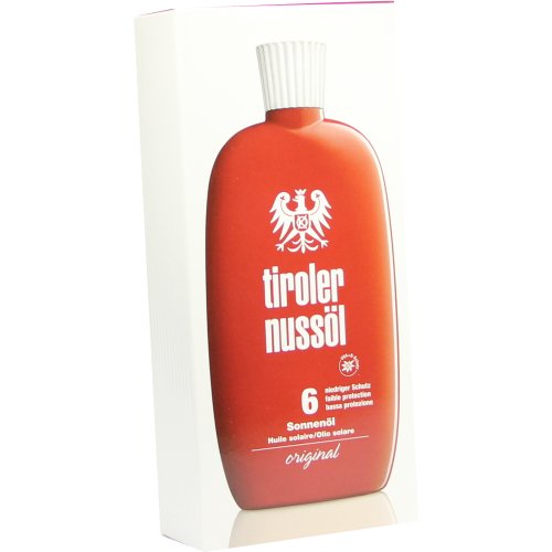 Tiroler Nussöl original Sonnenöl Wasserfest LSF 6 - PZN 05960259