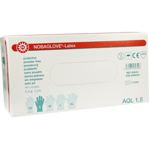 Nobaglove Latex puderfrei S Untersuchungshandschuh - PZN 00598339