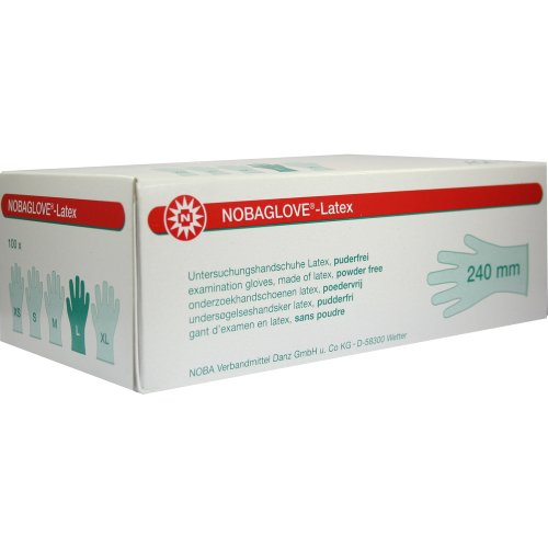 Nobaglove Latex puderfrei L Untersuchungshandschuh - PZN 00598351
