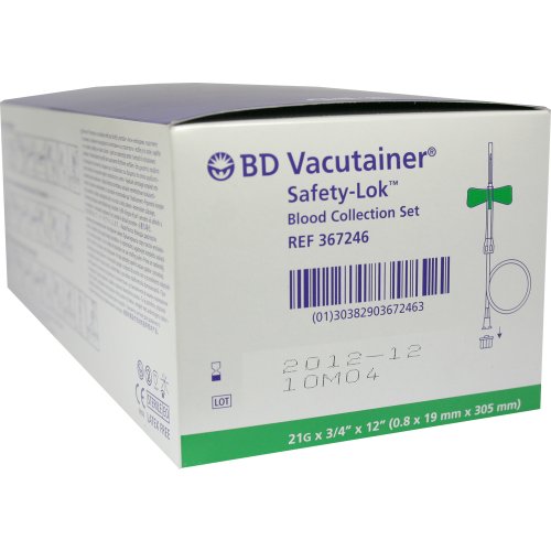 BD Vacutainer Safety-Lok Sicherh.Punkt.Best. grün - PZN 06060115