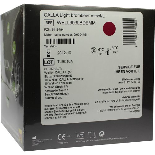 Wellion CALLA light Blutzuckermg. Set mmol/l brom. - PZN 06119794