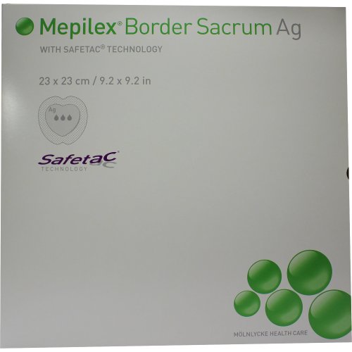 Mepilex Border Sacrum Ag 23x23 cm - PZN 06130459